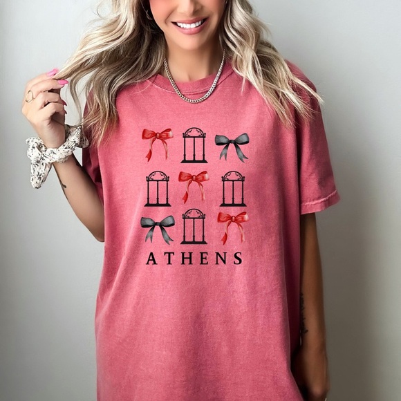 Athens GA Comfort Colors T-Shirt. UGA Bulldogs game day graphic tee - Picture 3 of 4